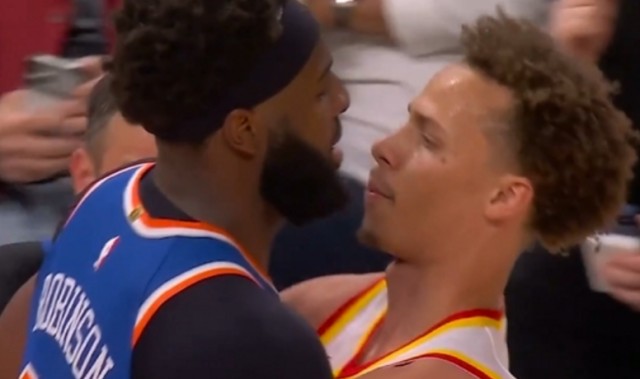 完美体育赛事官方-NBA官方罚单：罗宾逊丹尼尔斯冲突各罚5万和2.5万 均无需禁赛